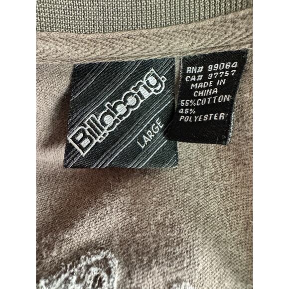 Y2K Billabong Streetwear Mens Large Patchwork Embroidered Logo Track Jacket Rare - Picture 5 of 11